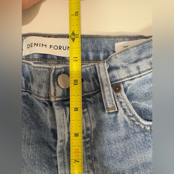 Denim Forum women’s jeans The Yoko High Rise Slim 28L size 27 - Picture 14 of 16